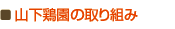 山下鶏園の取り組み